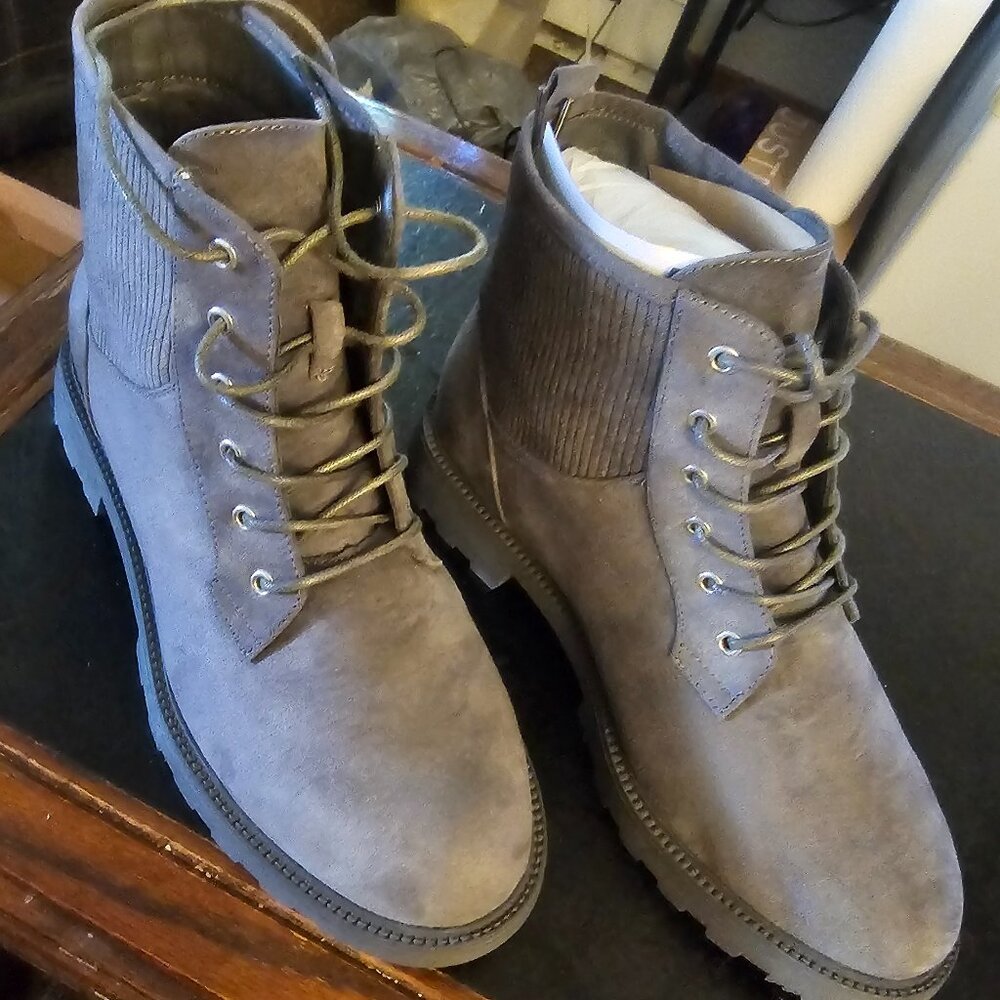 Grey booties